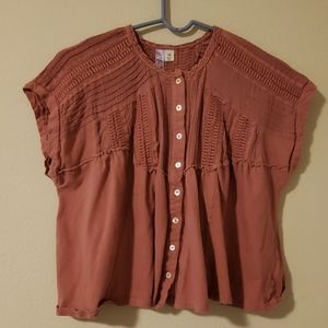 Blouse with Crochet Details